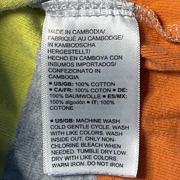 AMAZON ESSENTIALS Kids Striped Shirt/Shorts outfit XS(4-5) - Picture 7 of 13